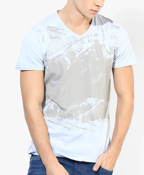 V Neck T-shirt 019