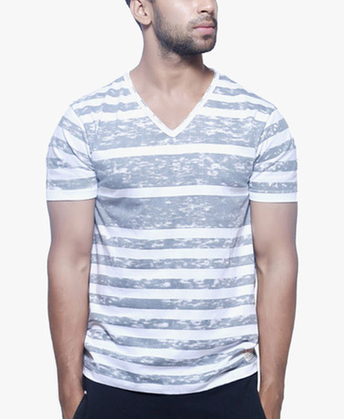 V Neck T-shirt 022